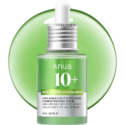 ANUA – Azelaic Acid 10 Hyaluron Redness Soothing Serum (30 ml)