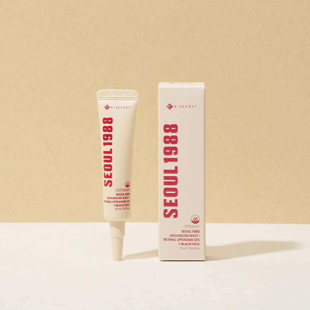 KSECRET – SEOUL 1988 Advanced Shot: Retinal Liposome 12% + Black Rice (15 ml)