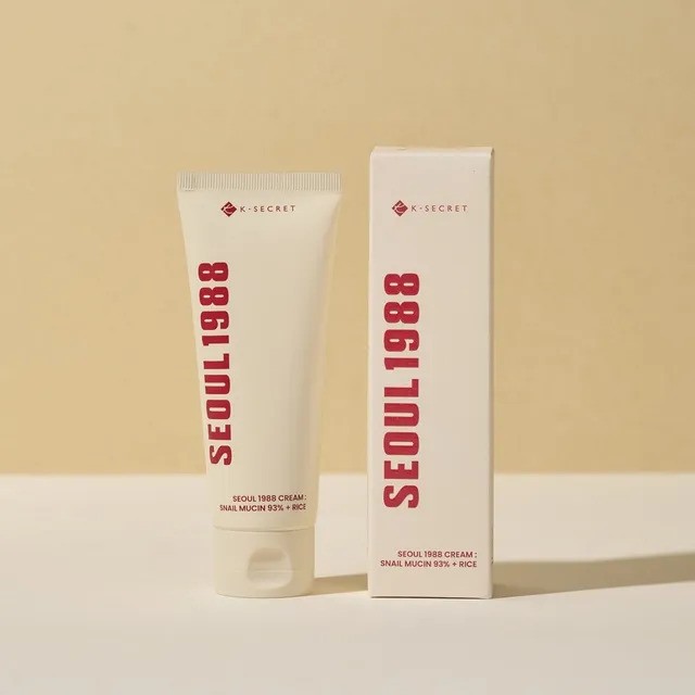 KSECRET – SEOUL 1988 Cream: Snail Mucin 93% + Rice (100 ml)