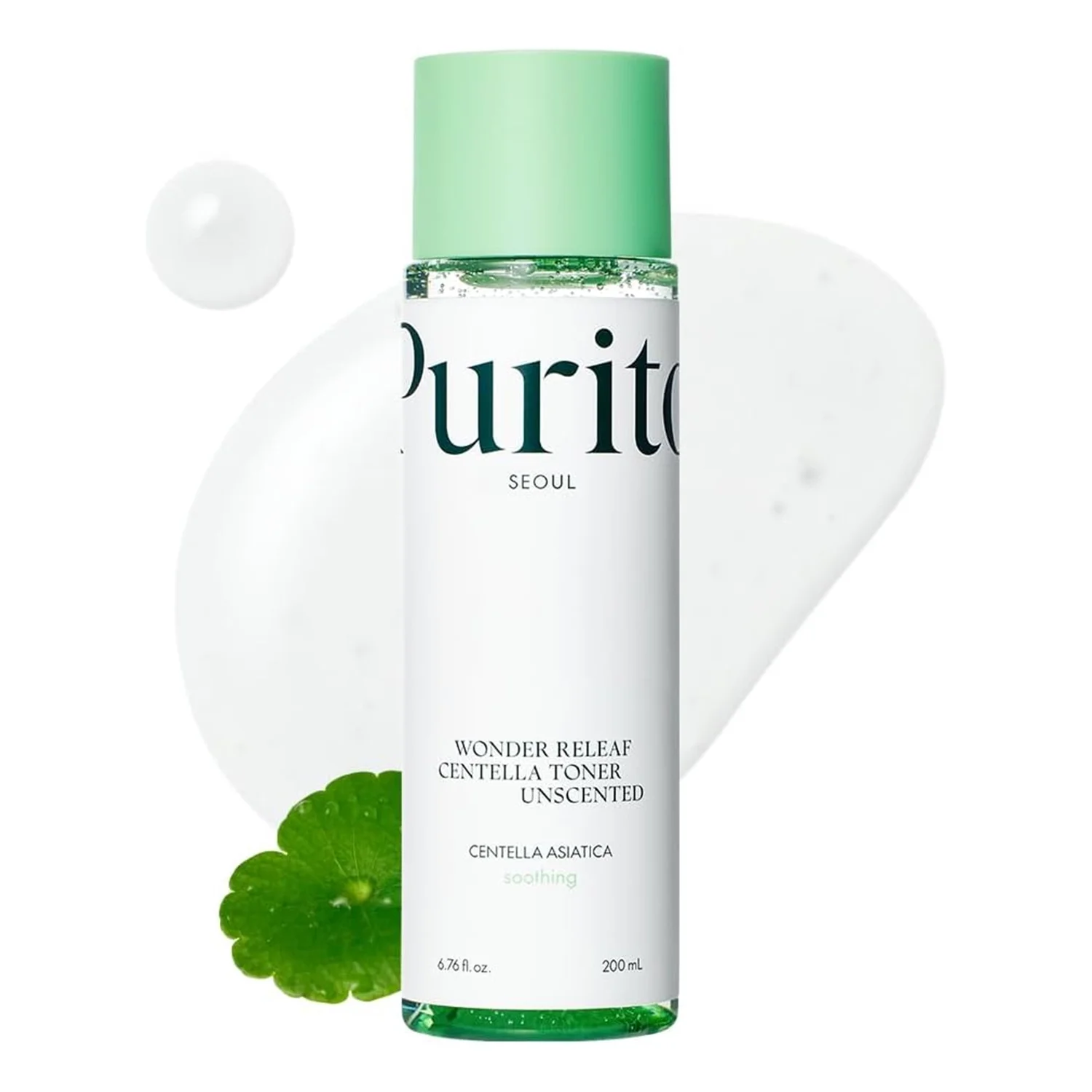 PURITO SEOUL – Wonder Releaf Centella Toner Unscented (200 ml)