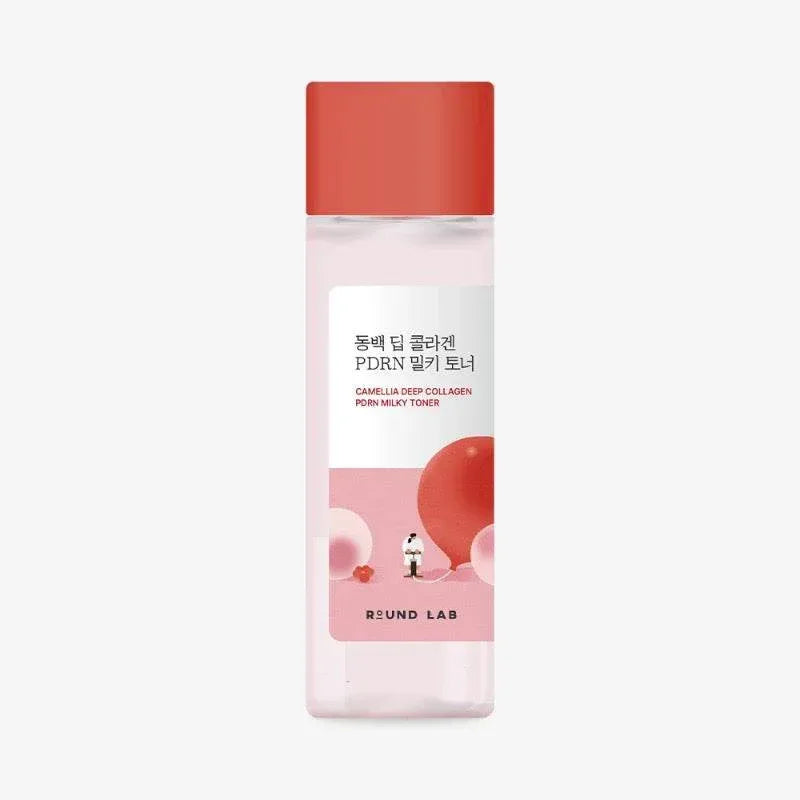 ROUND LAB – Camellia Deep Collagen PDRN Milky Toner (150 ml)