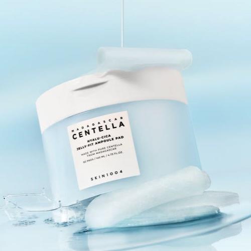 SKIN1004 – Madagascar Centella Hyalu-Cica Jelly-Fit Ampoule Pad (60 Pads)