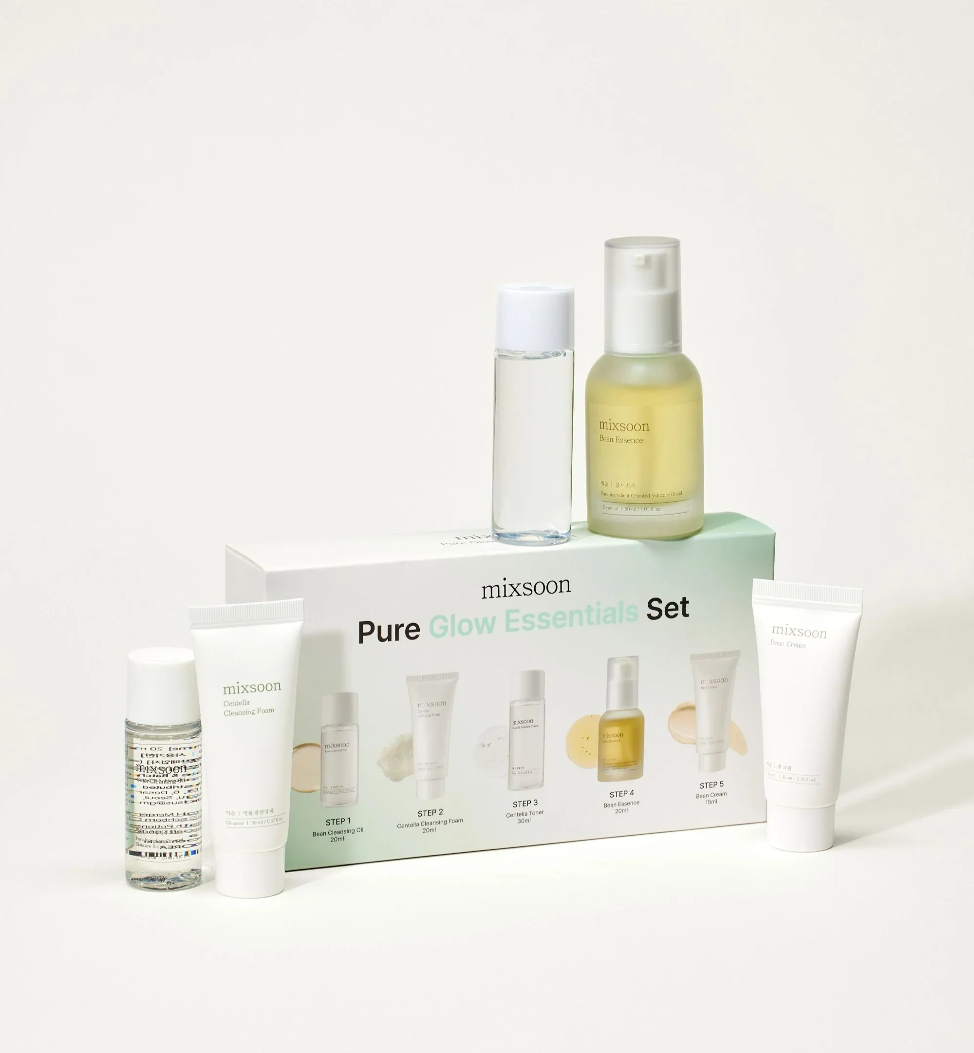 MIXSOON – Pure Glow Essentials Set (5 pcs)